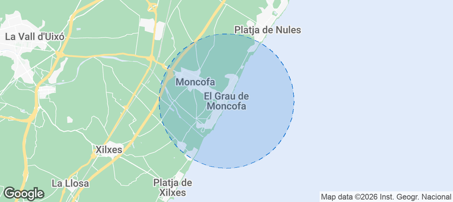 El Grau de Moncofa Airbnb map